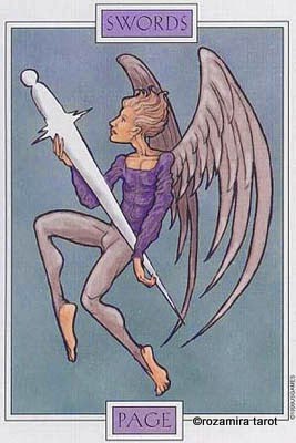 Winged spirit tarot